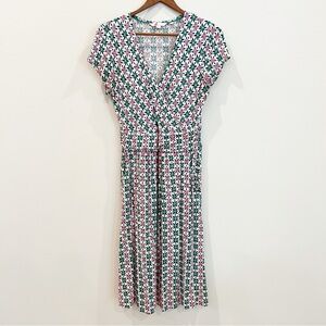 DONATED - NO LONGER AVAILABLE - Boden Womens Lola Faux Wrap Floral Midi Dress